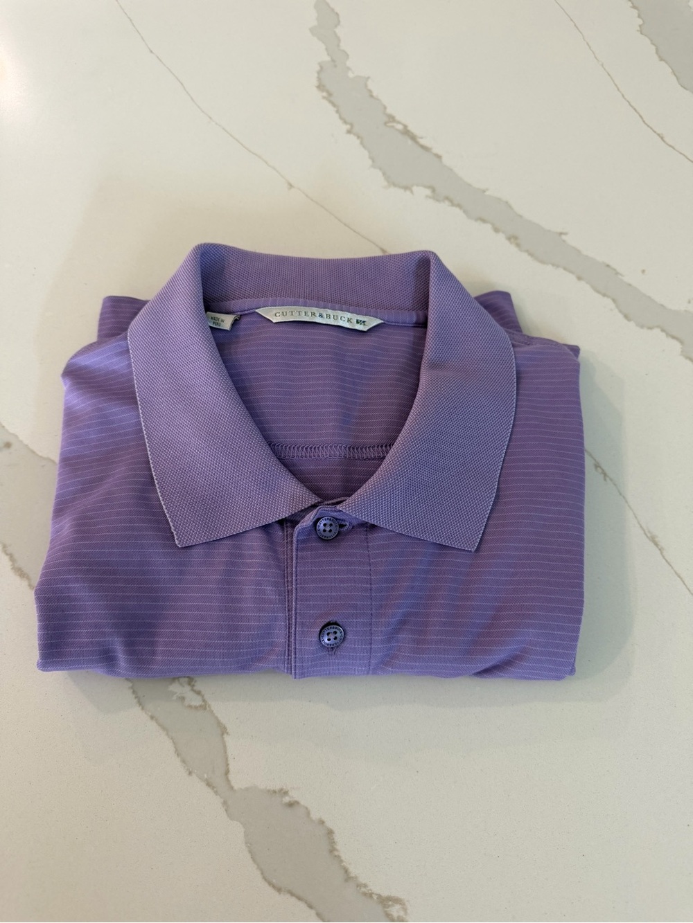 Cutter & Buck Men's Lavender Polo Shirt XL